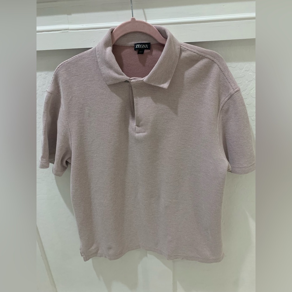 ZEGNA Honeycomb Short Sleeve Cotton
Polo Size 50 EU
